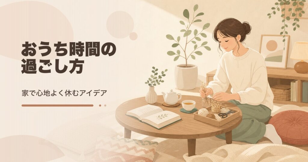おうち時間の過ごし方｜心地よく休む