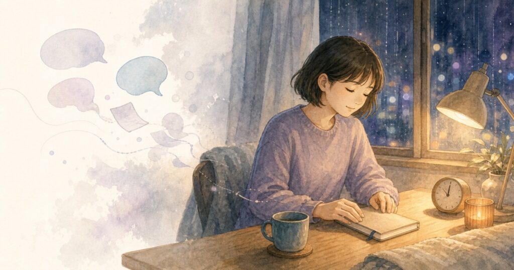 ひとり反省会をやめたい時の対処法｜会話後の考えすぎ